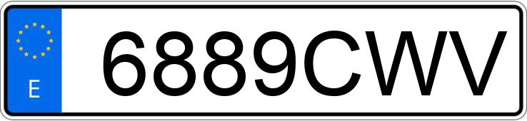 Numer rejestracyjny 6889CWV posiada OPEL COMBO Numer rejestracyjny 6889CWV posiada OPEL COMBO