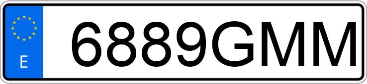 Numer rejestracyjny 6889GMM posiada CITROEN C4