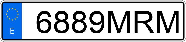 Numer rejestracyjny 6889MRM posiada KIA XCEED