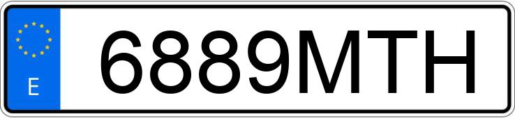 Numer rejestracyjny 6889MTH posiada BYD ATTO 3