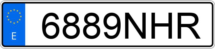 Numer rejestracyjny 6889NHR posiada CUPRA TERRAMAR Numer rejestracyjny 6889NHR posiada CUPRA TERRAMAR