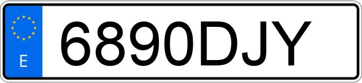 Numer rejestracyjny 6890DJY posiada ALFA ROMEO 147