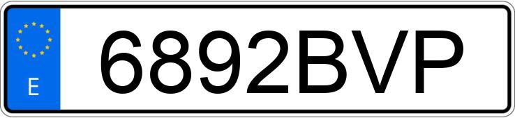 Numer rejestracyjny 6892BVP posiada CITROEN XSARA Numer rejestracyjny 6892BVP posiada CITROEN XSARA