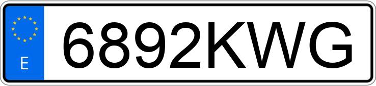 Numer rejestracyjny 6892KWG posiada AUDI R8