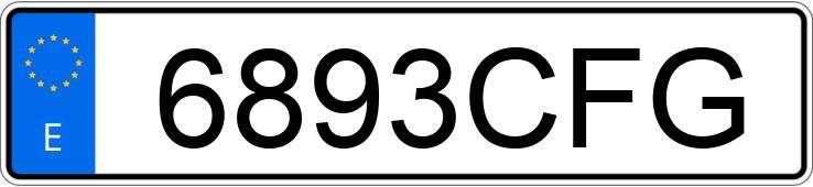 Numer rejestracyjny 6893CFG posiada CITROEN SAXO Numer rejestracyjny 6893CFG posiada CITROEN SAXO