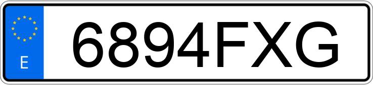 Numer rejestracyjny 6894FXG posiada CITROEN BERLINGO Numer rejestracyjny 6894FXG posiada CITROEN BERLINGO