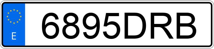 Numer rejestracyjny 6895DRB posiada VOLKSWAGEN GOLF Numer rejestracyjny 6895DRB posiada VOLKSWAGEN GOLF