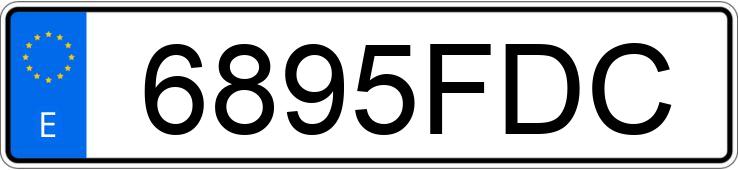 Numer rejestracyjny 6895FDC posiada MERCEDES M (163-164)