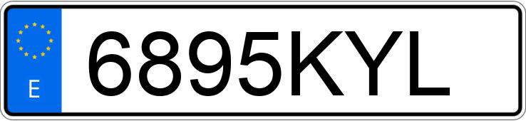 Numer rejestracyjny 6895KYL posiada VOLVO XC90