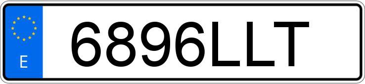 Numer rejestracyjny 6896LLT posiada TOYOTA C-HR Numer rejestracyjny 6896LLT posiada TOYOTA C-HR