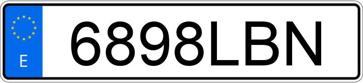 Numer rejestracyjny 6898LBN posiada SEAT LEON Numer rejestracyjny 6898LBN posiada SEAT LEON