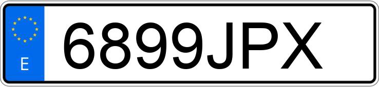 Numer rejestracyjny 6899JPX posiada SEAT LEON Numer rejestracyjny 6899JPX posiada SEAT LEON