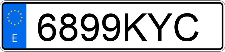 Numer rejestracyjny 6899KYC posiada PEUGEOT 3008 Numer rejestracyjny 6899KYC posiada PEUGEOT 3008