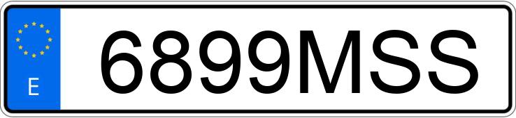Numer rejestracyjny 6899MSS posiada KIA STONIC