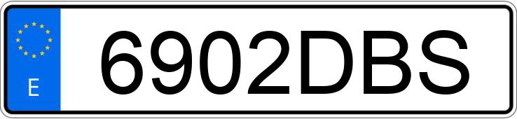 Numer rejestracyjny 6902DBS posiada MERCEDES VITO