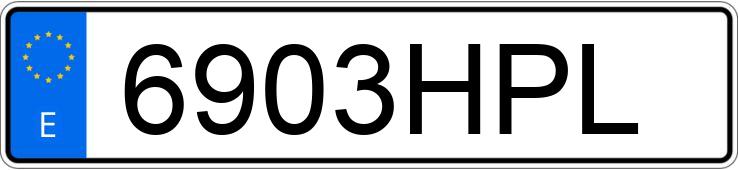 Numer rejestracyjny 6903HPL posiada SEAT LEON