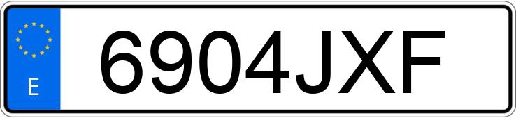 Numer rejestracyjny 6904JXF posiada RENAULT CLIO