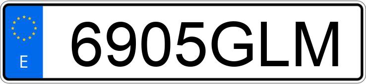 Registreringsnummer6905GLM har BMW SERIE 3