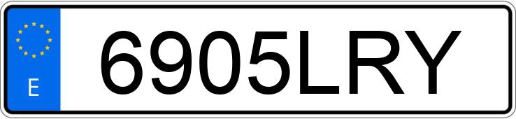 Numer rejestracyjny 6905LRY posiada MAN TGS 26 430