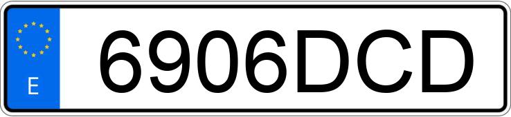 Numer rejestracyjny 6906DCD posiada BMW SERIE 5