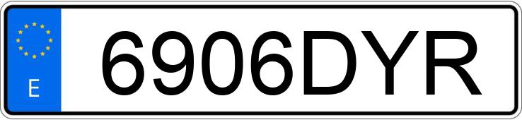 Numer rejestracyjny 6906DYR posiada PEUGEOT 407