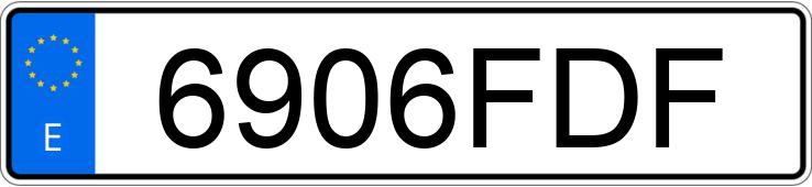 Numer rejestracyjny 6906FDF posiada KINROAD SAHARA