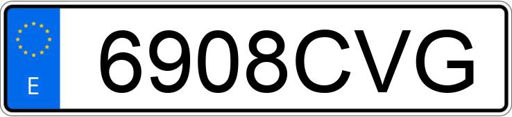 Numer rejestracyjny 6908CVG posiada SEAT LEON