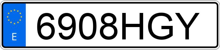 Numer rejestracyjny 6908HGY posiada BMW X3