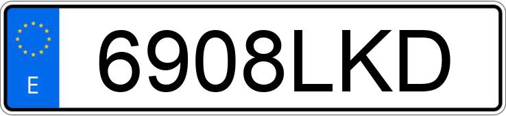 Numer rejestracyjny 6908LKD posiada SEAT LEON