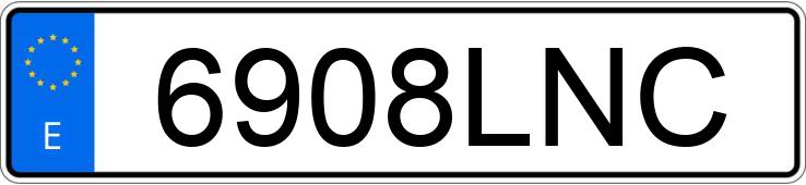 Numer rejestracyjny 6908LNC posiada CITROEN BERLINGO