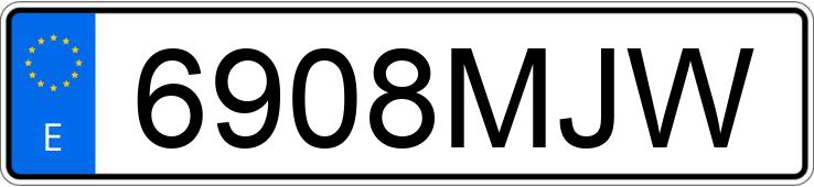Numer rejestracyjny 6908MJW posiada MERCEDES E (212-207) Numer rejestracyjny 6908MJW posiada MERCEDES E (212-207)