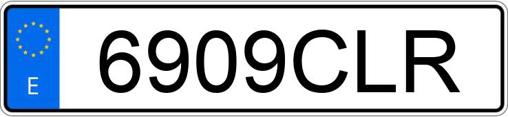 Numer rejestracyjny 6909CLR posiada VOLKSWAGEN CALIFORNIA Numer rejestracyjny 6909CLR posiada VOLKSWAGEN CALIFORNIA