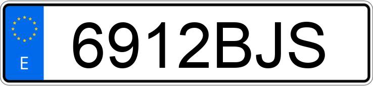 Numer rejestracyjny 6912BJS posiada CITROEN SAXO Numer rejestracyjny 6912BJS posiada CITROEN SAXO