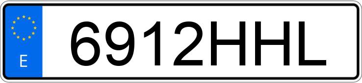 Numer rejestracyjny 6912HHL posiada FORD FIESTA