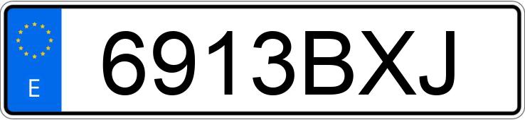 Numer rejestracyjny 6913BXJ posiada TOYOTA SUPRA