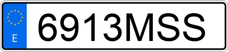 Numer rejestracyjny 6913MSS posiada FIAT 500 Numer rejestracyjny 6913MSS posiada FIAT 500