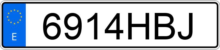 Numer rejestracyjny 6914HBJ posiada PEUGEOT 5008