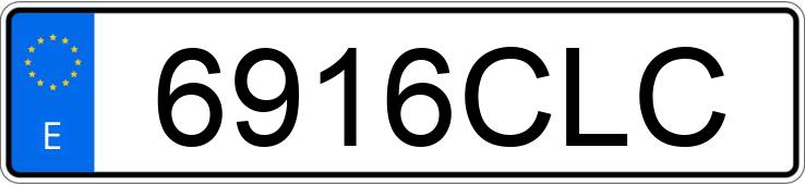 Numer rejestracyjny 6916CLC posiada SEAT LEON