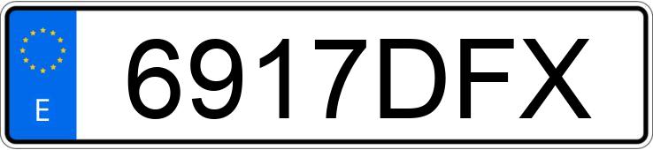 Numer rejestracyjny 6917DFX posiada VOLVO S60