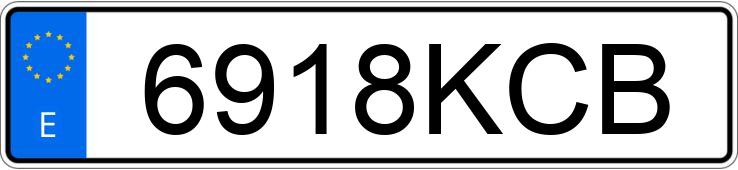 Numer rejestracyjny 6918KCB posiada PEUGEOT PARTNER Numer rejestracyjny 6918KCB posiada PEUGEOT PARTNER