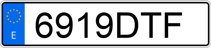 Numer rejestracyjny 6919DTF posiada PORSCHE CAYMAN Numer rejestracyjny 6919DTF posiada PORSCHE CAYMAN