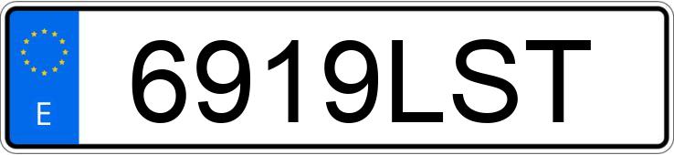 Numer rejestracyjny 6919LST posiada VOLKSWAGEN TOUAREG