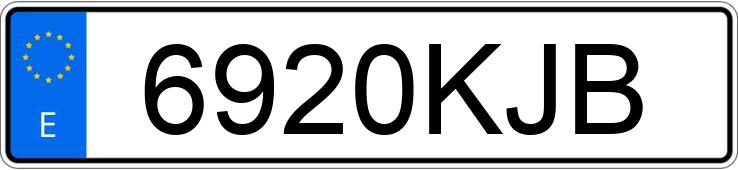 Numer rejestracyjny 6920KJB posiada BMW SERIE 3 Numer rejestracyjny 6920KJB posiada BMW SERIE 3