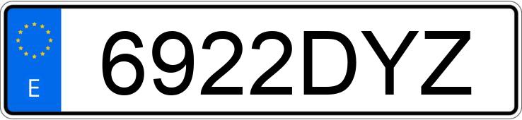 Numer rejestracyjny 6922DYZ posiada AUDI A6 Numer rejestracyjny 6922DYZ posiada AUDI A6