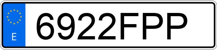 Numer rejestracyjny 6922FPP posiada VOLVO C30 Numer rejestracyjny 6922FPP posiada VOLVO C30