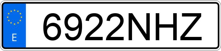 Numer rejestracyjny 6922NHZ posiada TOYOTA YARIS Numer rejestracyjny 6922NHZ posiada TOYOTA YARIS