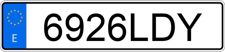 Numer rejestracyjny 6926LDY posiada MAZDA MAZDA3 Numer rejestracyjny 6926LDY posiada MAZDA MAZDA3