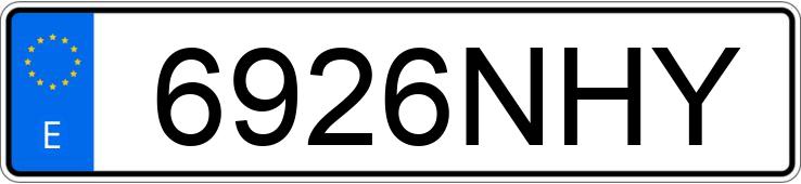 Numer rejestracyjny 6926NHY posiada HYUNDAI KONA Numer rejestracyjny 6926NHY posiada HYUNDAI KONA