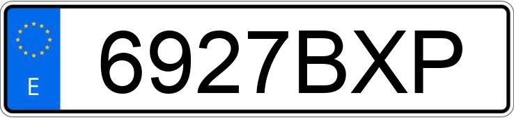 Numer rejestracyjny 6927BXP posiada VOLKSWAGEN PASSAT