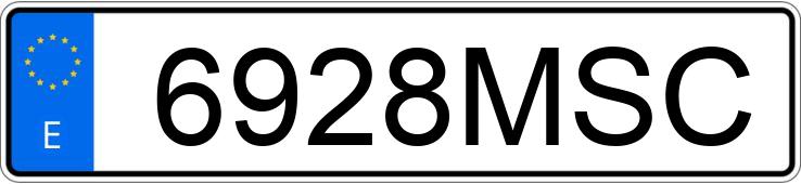 Numer rejestracyjny 6928MSC posiada CUPRA LEON Numer rejestracyjny 6928MSC posiada CUPRA LEON